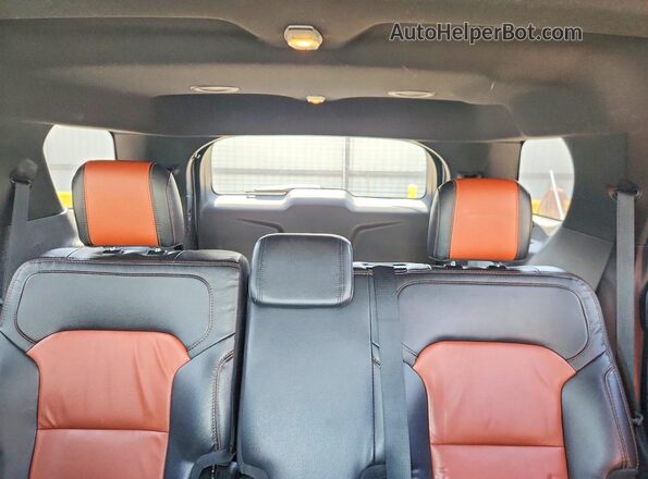 1FM5K8D81KGA46487 2019 FORD EXPLORER Белый Вид задних сидений