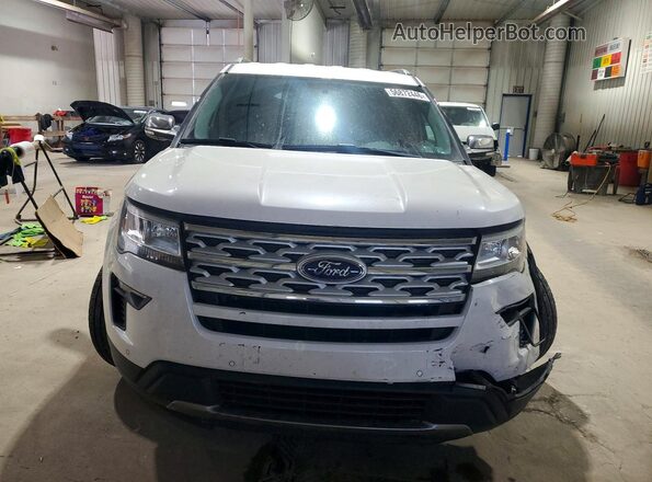 1FM5K8D81KGA67677 2019 FORD EXPLORER White Դիմացի տեսք