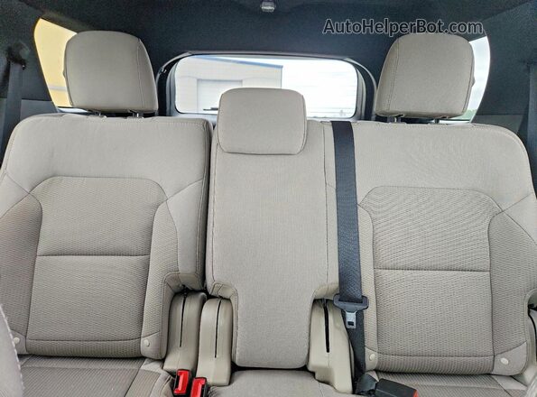 1FM5K8D81KGA92885 2019 FORD EXPLORER Blue Rear seats view