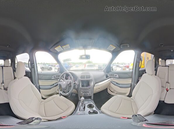 1FM5K8D81KGA92885 2019 FORD EXPLORER Blue 360 interior view