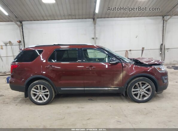 1FM5K8D82GGA31889 2016 FORD EXPLORER Красный Вид задней части салона