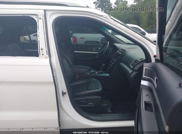 1FM5K8D82GGC00051 2016 FORD EXPLORER White Widok wnętrza z przodu