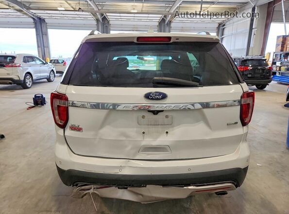1FM5K8D82GGC88406 2016 FORD EXPLORER White Вид ззаду