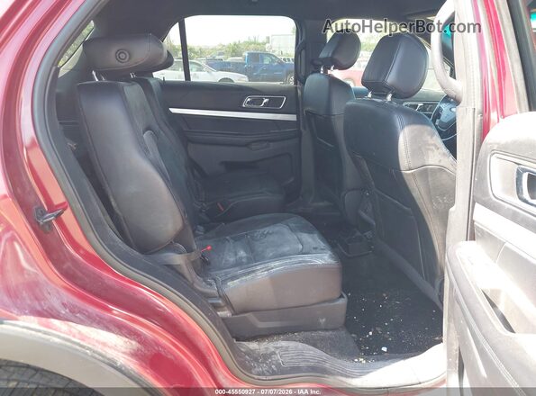 1FM5K8D82HGA11398 2017 FORD EXPLORER Красный Вид наклейки с VIN-кодом