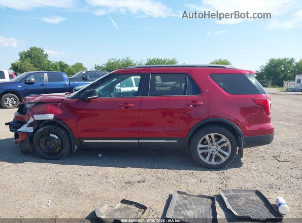 1FM5K8D82HGA11398 2017 FORD EXPLORER Красный 