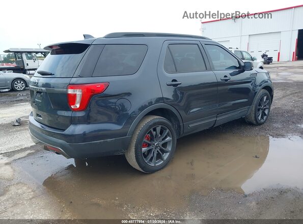 1FM5K8D82HGA83606 2017 FORD EXPLORER Gray Հետևի աջ