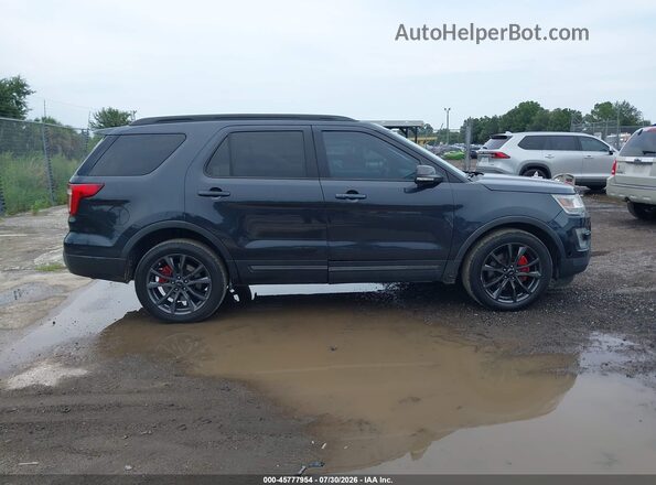 1FM5K8D82HGA83606 2017 FORD EXPLORER Gray Սալոնի հետևի տեսք