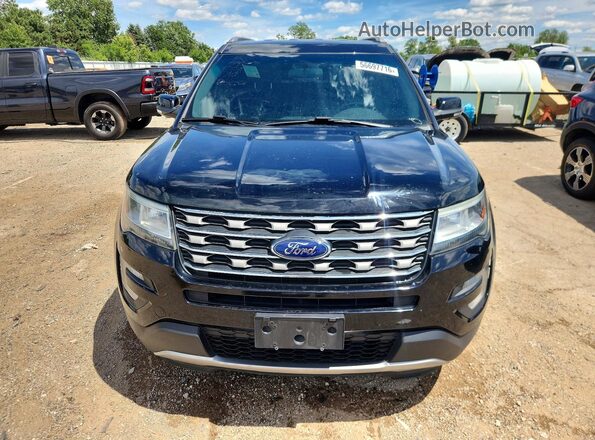 1FM5K8D82HGA85534 2017 FORD EXPLORER Black Դիմացի տեսք