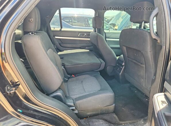 1FM5K8D82HGA85534 2017 FORD EXPLORER Black Սալոնի հետևի տեսք