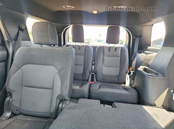 1FM5K8D82HGA85534 2017 FORD EXPLORER Black Հետևի նստատեղերի տեսք