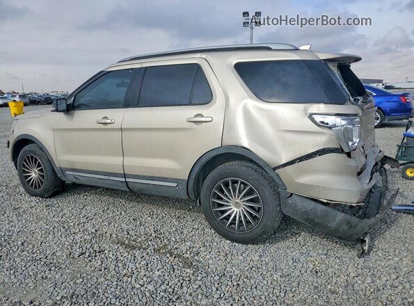 1FM5K8D82HGD57127 2017 FORD EXPLORER Cream Задня ліва чверть