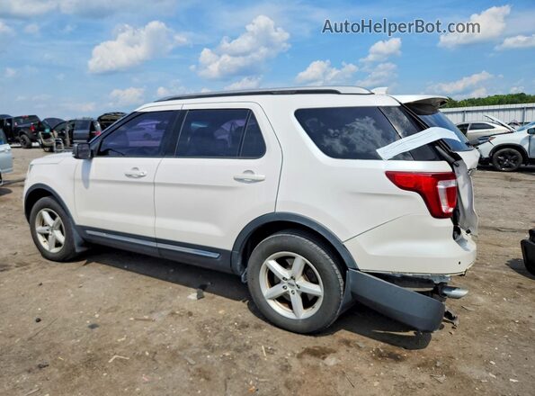 1FM5K8D82HGE20095 2017 FORD EXPLORER Белый Задняя левая четверть