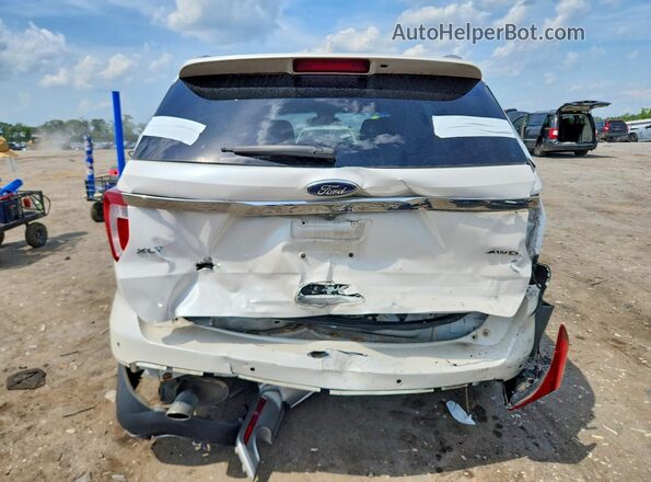 1FM5K8D82HGE20095 2017 FORD EXPLORER Белый Вид сзади