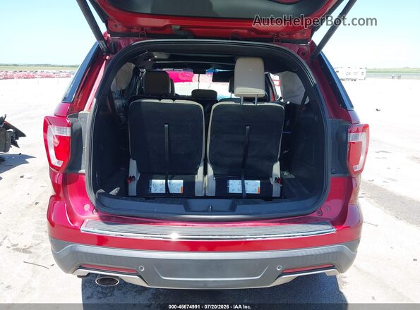 1FM5K8D82JGC27354 2018 FORD EXPLORER Red 