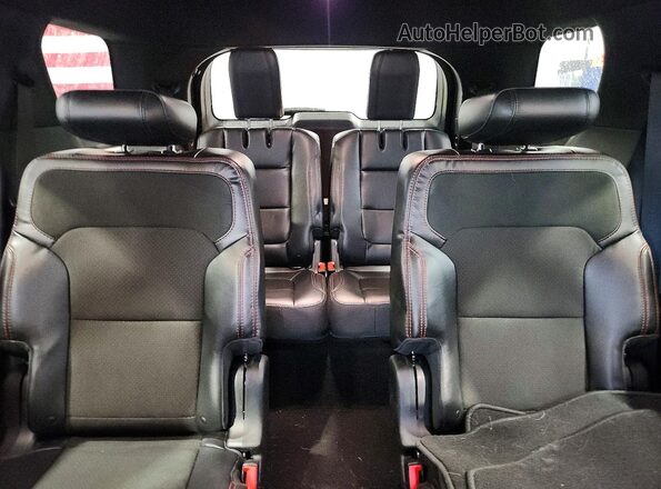 1FM5K8D82JGC83049 2018 FORD EXPLORER Синий Вид задних сидений