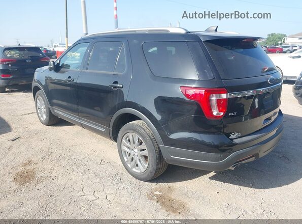 1FM5K8D82JGC91796 2018 FORD EXPLORER Black Задня ліва чверть