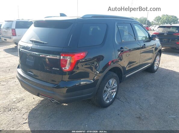 1FM5K8D82JGC91796 2018 FORD EXPLORER Black Задня права чверть