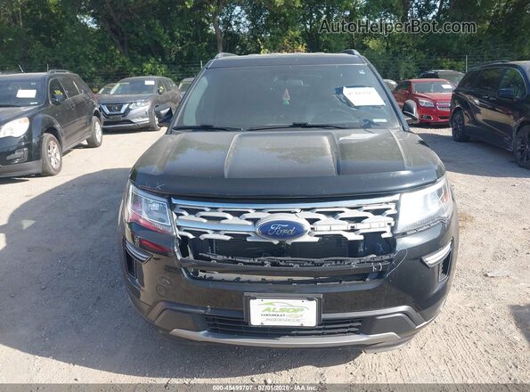 1FM5K8D82JGC91796 2018 FORD EXPLORER Black Вид спереду