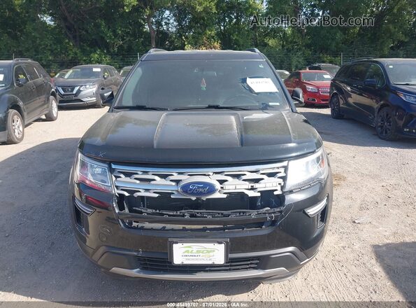 1FM5K8D82JGC91796 2018 FORD EXPLORER Black Вид щитка приладів