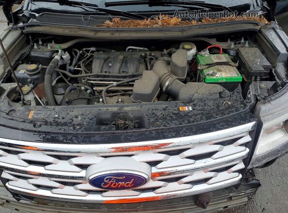 1FM5K8D82KGA20772 2019 FORD EXPLORER Black Շարժիչի բաժամունքի տեսք