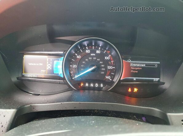 1FM5K8D82KGA20772 2019 FORD EXPLORER Black Սարքավորումների վահանակի տեսք