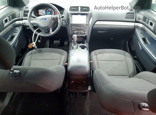 1FM5K8D82KGA20772 2019 FORD EXPLORER Black Առջևի վահանակի տեսք