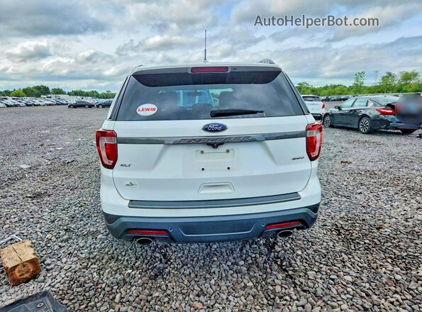 1FM5K8D82KGA39144 2019 FORD EXPLORER White Rear view