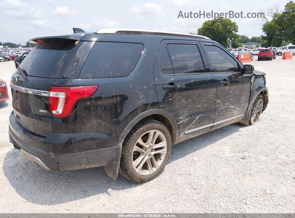 1FM5K8D83GGA03504 2016 FORD EXPLORER Black Tył prawy