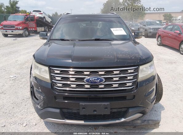 1FM5K8D83GGA03504 2016 FORD EXPLORER Black Widok zestawu wskaźników