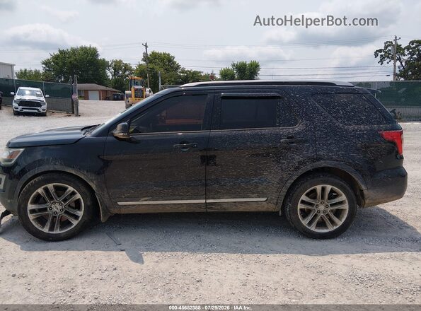 1FM5K8D83GGA03504 2016 FORD EXPLORER Black Widok wnętrza 360 stopni