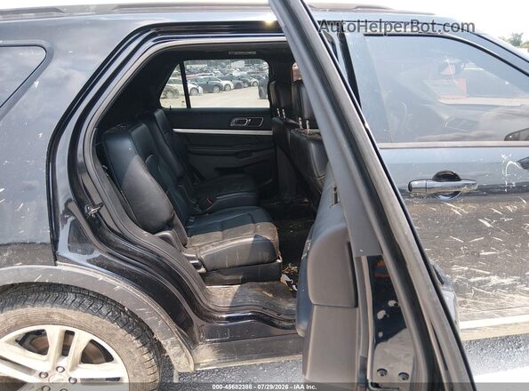 1FM5K8D83GGA03504 2016 FORD EXPLORER Black Widok naklejki z numerem VIN