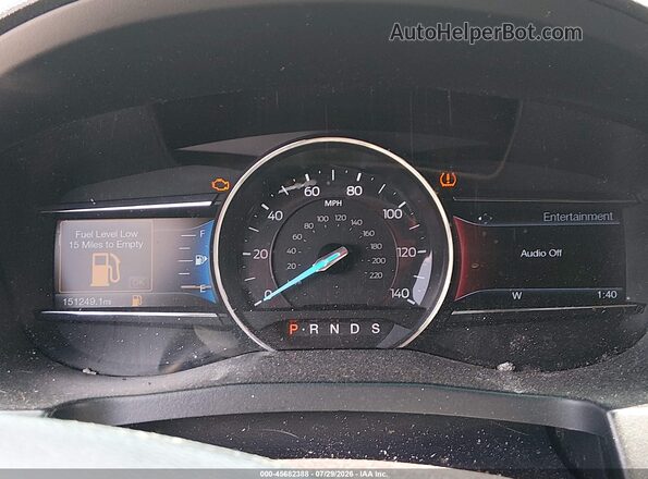 1FM5K8D83GGA03504 2016 FORD EXPLORER Black Widok tylnych siedzeń