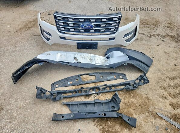 1FM5K8D83GGA34641 2016 FORD EXPLORER White Вид наклейки з VIN-кодом