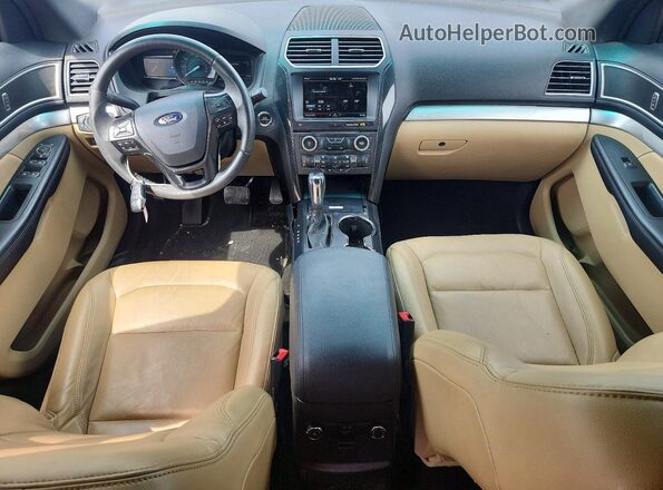 1FM5K8D83GGA34641 2016 FORD EXPLORER White Вид панелі приладів