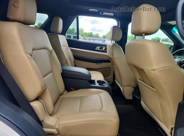 1FM5K8D83GGA34641 2016 FORD EXPLORER White Вид задньої частини салону
