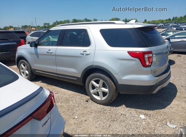 1FM5K8D83GGA52914 2016 FORD EXPLORER Silver Trasero izquierdo
