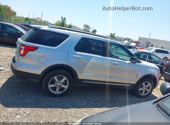 1FM5K8D83GGA52914 2016 FORD EXPLORER Silver Vista interior trasera
