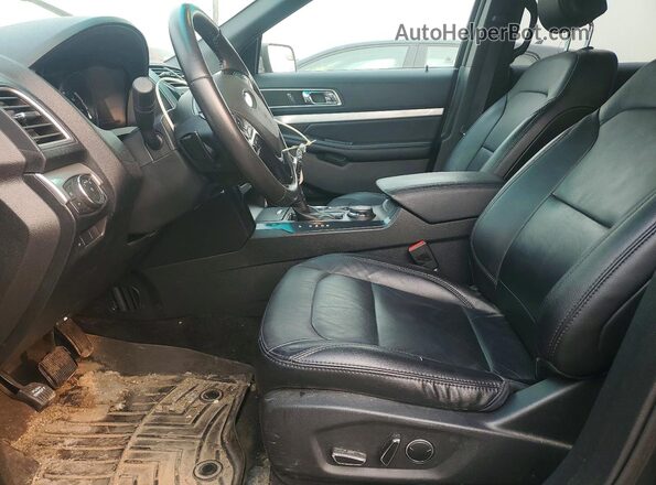 1FM5K8D83GGB04445 2016 FORD EXPLORER Серый Вид салона спереди