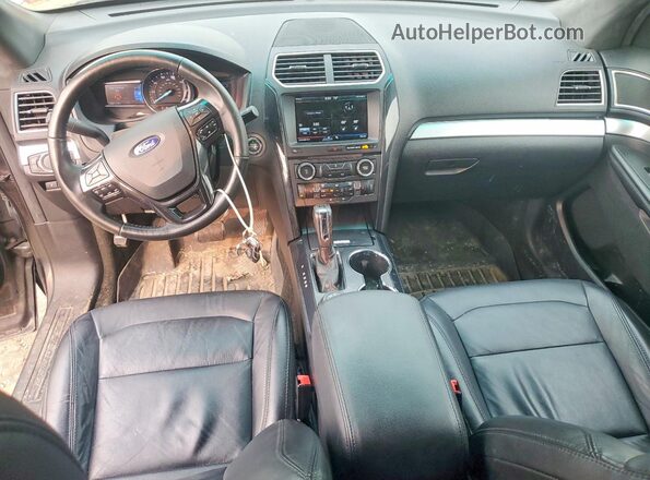 1FM5K8D83GGB04445 2016 FORD EXPLORER Серый Вид панели приборов