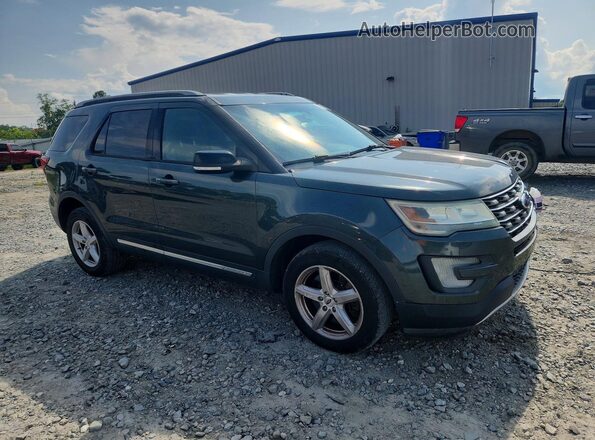1FM5K8D83GGD00594 2016 FORD EXPLORER Green Առջևի աջ