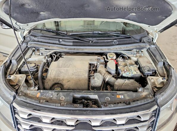 1FM5K8D83HGA60223 2017 FORD EXPLORER Cream Շարժիչի բաժամունքի տեսք