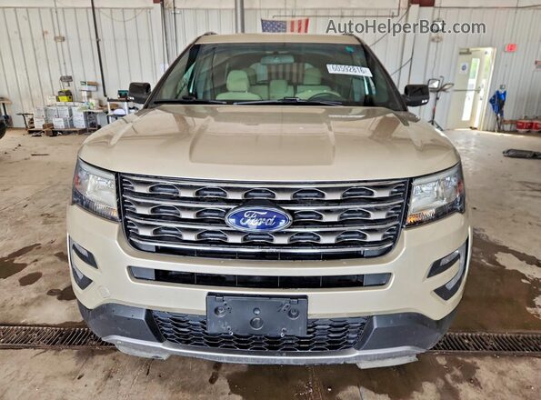 1FM5K8D83HGA60223 2017 FORD EXPLORER Cream Դիմացի տեսք