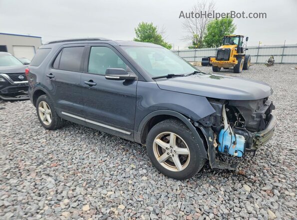 1FM5K8D83HGC31231 2017 FORD EXPLORER Charcoal წინა მარჯვენა