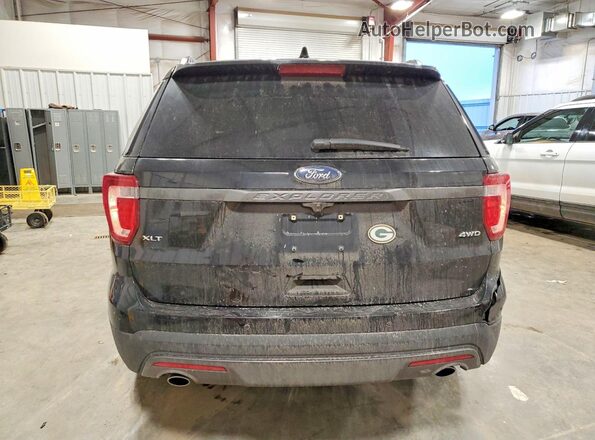 1FM5K8D83HGC41628 2017 FORD EXPLORER Black Rear view