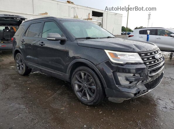 1FM5K8D83HGC74080 2017 FORD EXPLORER Black Delantero derecho