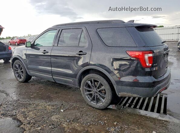 1FM5K8D83HGC74080 2017 FORD EXPLORER Black Trasero izquierdo
