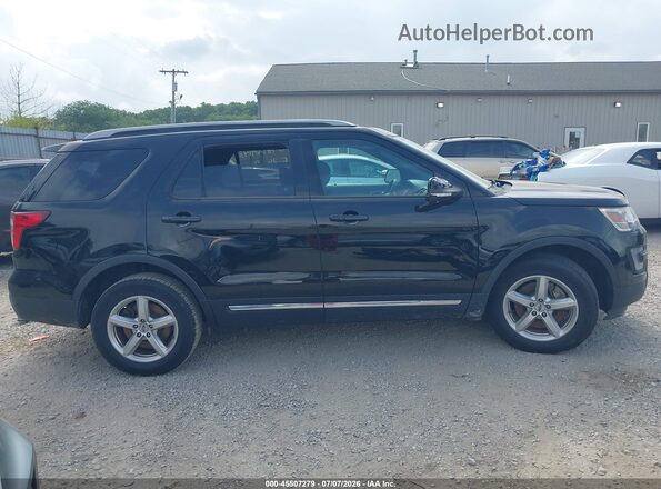 1FM5K8D83HGE35396 2017 FORD EXPLORER Black Սալոնի հետևի տեսք