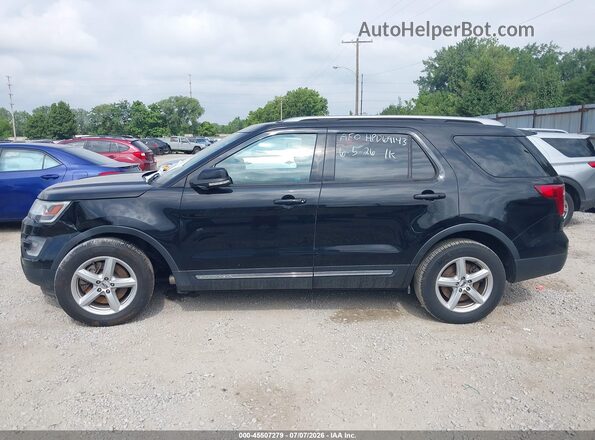 1FM5K8D83HGE35396 2017 FORD EXPLORER Black Սալոնի 360 աստիճան տեսք