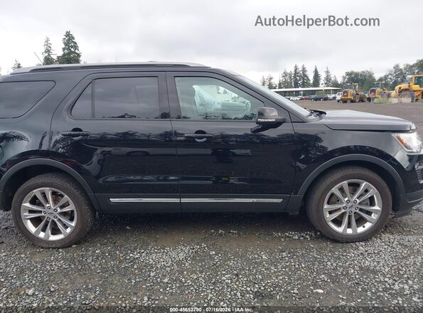 1FM5K8D83JGA98749 2018 FORD EXPLORER Черный Вид задней части салона