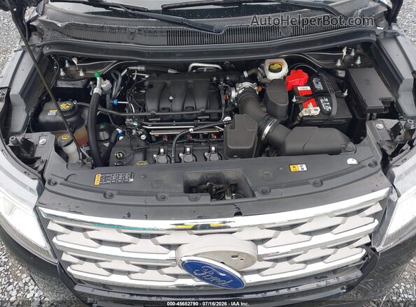 1FM5K8D83JGA98749 2018 FORD EXPLORER Черный Вид сзади